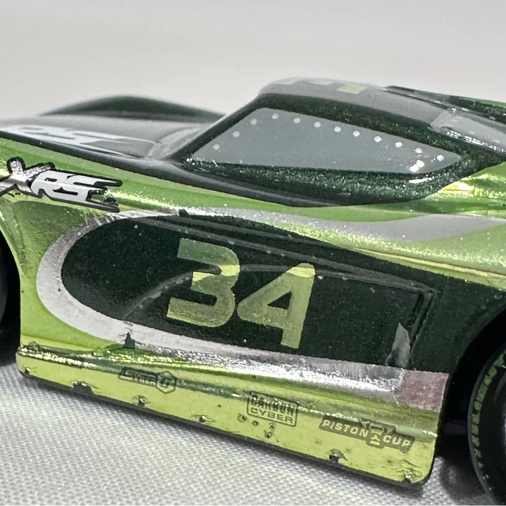 Disney Cars 3 Rare Steve “Slick” Lapage #34 Rocket Racing with Blast Wall